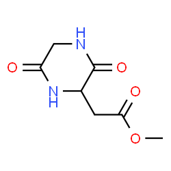 2-Piperazineaceticacid,3,6-dioxo-,methylester,(2S)-(9CI)结构式