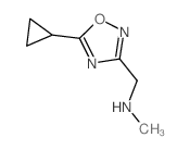 1-(5-cyclopropyl-1,2,4-oxadiazol-3-yl)-N-methylmethanamine Structure