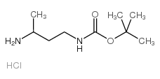 1-N-BOC-BUTANE-1,3-DIAMINE HYDROCHLORIDE Structure