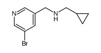 1-(5-bromopyridin-3-yl)-N-(cyclopropylmethyl)methanamine structure