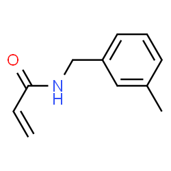 2-PROPENAMIDE, N-[(3-METHYLPHENYL)METHYL]- Structure