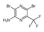 3,5-dibromo-6-(trifluoromethyl)pyrazin-2-amine图片