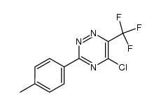 5-chloro-3-(p-tolyl)-6-trifluoromethyl-1,2,4-triazine Structure