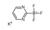 POTASSIUM TRIFLUORO(PYRIMIDIN-2-YL)BORATE structure