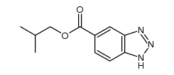 1H-benzotriazole-5-carboxylic acid i-butyl ester Structure