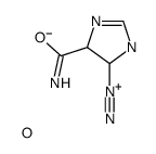 4-carbamoyl-4,5-dihydro-1H-imidazole-5-diazonium,hydroxide结构式