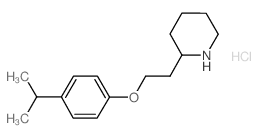 2-[2-(4-Isopropylphenoxy)ethyl]piperidine hydrochloride结构式