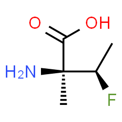 Isovaline, 3-fluoro-, (R*,S*)- (9CI) structure