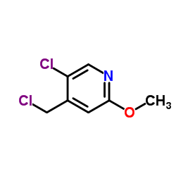 5-Chloro-4-chloromethyl-2-Methoxy-pyridine Structure