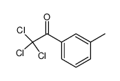 2,2,2-trichloro-1-(3-methylphenyl)ethanone Structure