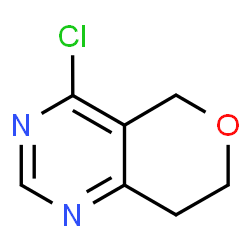 4-Chloro-7,8-dihydro-5H-pyrano[4,3-d]pyrimidine structure