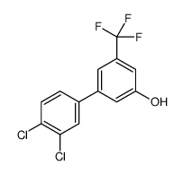 3-(3,4-dichlorophenyl)-5-(trifluoromethyl)phenol结构式