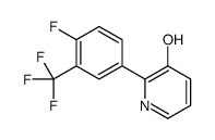 2-[4-fluoro-3-(trifluoromethyl)phenyl]pyridin-3-ol Structure