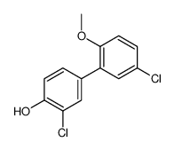 2-chloro-4-(5-chloro-2-methoxyphenyl)phenol结构式