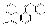 2-(2-phenylmethoxyphenyl)benzoic acid Structure