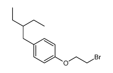 1-(2-bromoethoxy)-4-(2-ethylbutyl)benzene结构式