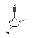 4-溴-1-甲基-1H-吡咯-2-腈结构式