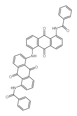 Benzamide,N,N'-[iminobis(9,10-dihydro-9,10-dioxo-5,1-anthracenediyl)]bis- structure