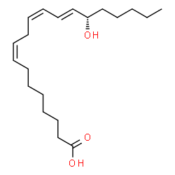 (8Z,11Z,13E,15S)-15-hydroxyicosa-8,11,13-trienoic acid structure