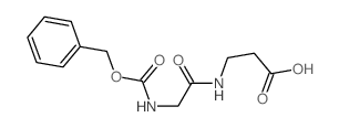 b-Alanine,N-[(phenylmethoxy)carbonyl]glycyl- Structure