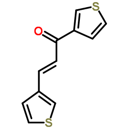 (2E)-1,3-Di(3-thienyl)-2-propen-1-one结构式