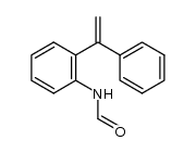 N‐[2‐(1‐phenylvinyl)phenyl]formamide结构式