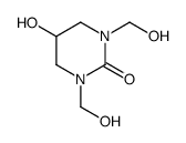 tetrahydro-5-hydroxy-1,3-bis(hydroxymethyl)-1H-pyrimidin-2-one Structure