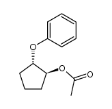 (1S,2S)-2-phenoxycyclopentyl acetate结构式