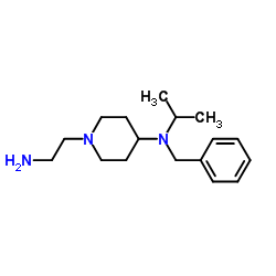 1-(2-Aminoethyl)-N-benzyl-N-isopropyl-4-piperidinamine结构式