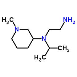 N-Isopropyl-N-(1-methyl-3-piperidinyl)-1,2-ethanediamine结构式