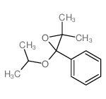 2,2-dimethyl-3-phenyl-3-propan-2-yloxy-oxirane结构式