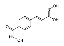 N-hydroxy-4-[3-(hydroxyamino)-3-oxoprop-1-enyl]benzamide结构式