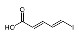 5-iodopenta-2,4-dienoic acid Structure
