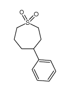 4-phenylthiepane 1,1-dioxide Structure