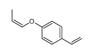 1-ethenyl-4-prop-1-enoxybenzene Structure