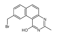 9-(bromomethyl)-3-methyl-4H-benzo[f]quinazolin-1-one结构式