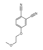 4-(2-methoxyethoxy)benzene-1,2-dicarbonitrile结构式