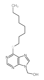 9H-Purine-9-methanol,6-(octylthio)- picture