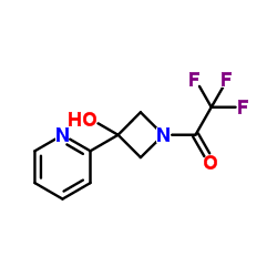 2,2,2-Trifluoro-1-[3-hydroxy-3-(2-pyridinyl)-1-azetidinyl]ethanone picture