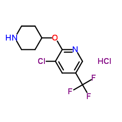 3-Chloro-2-(4-piperidinyloxy)-5-(trifluoromethyl)pyridine hydrochloride (1:1)图片