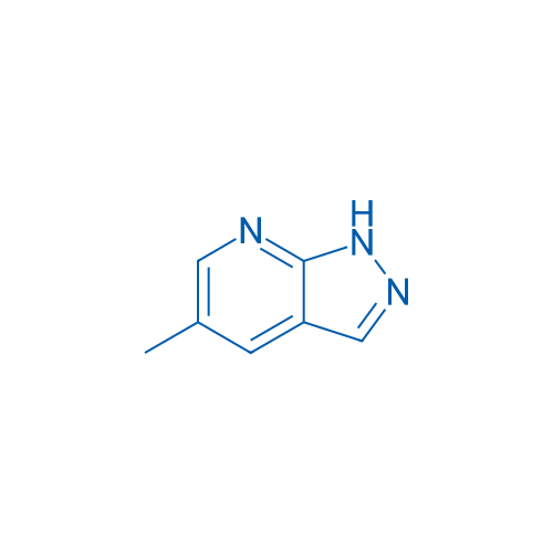 5-甲基-1H-吡唑并[3,4-b]吡啶结构式