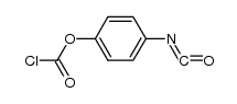 4-chlorocarbonyloxy-phenyl isocyanate Structure
