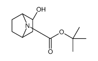 tert-butyl (1S,3R,4R)-3-hydroxy-7-azabicyclo[2.2.1]heptane-7-carboxylate Structure