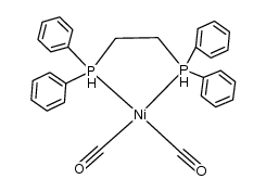 Ni(CO)2{1,2-bis(diphenylphosphino)ethane}结构式