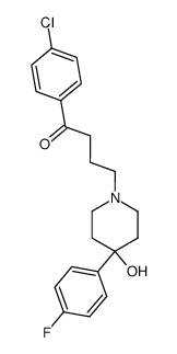 1-(4-chloro-phenyl)-4-[4-(4-fluoro-phenyl)-4-hydroxy-piperidin-1-yl]-butan-1-one Structure