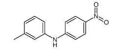 3-Methyl-N-(4-nitrophenyl)aniline结构式