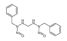 N-benzyl-N-[(2-benzyl-2-nitrosohydrazinyl)methylamino]nitrous amide Structure