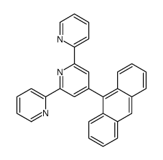 4'-(9-蒽基)-2,2':6',2"-三联吡啶结构式