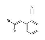 1,1-Dibromo-2-(o-cyanophenyl)ethene Structure