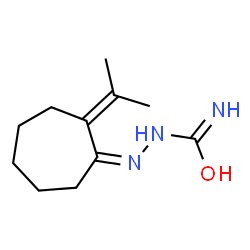 2-Isopropylidenecycloheptanone semicarbazone结构式
